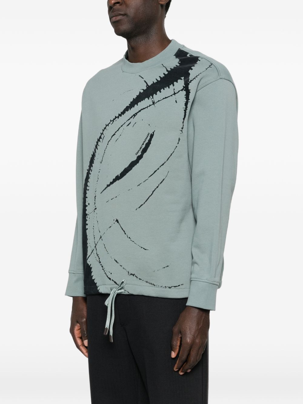 Emporio Armani Cotton crewneck sweathisrt