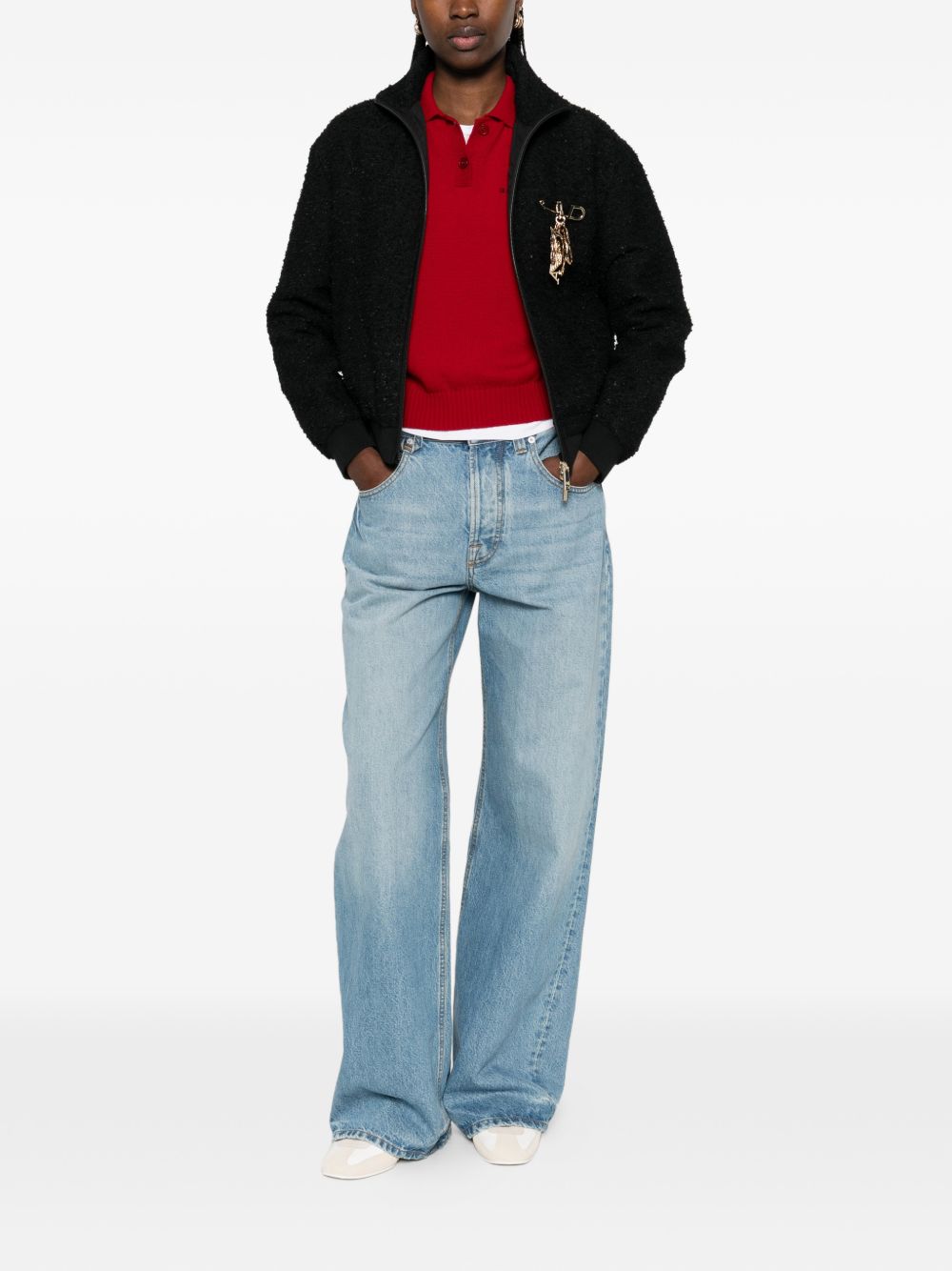 Emporio Armani Tweed blouson jacket