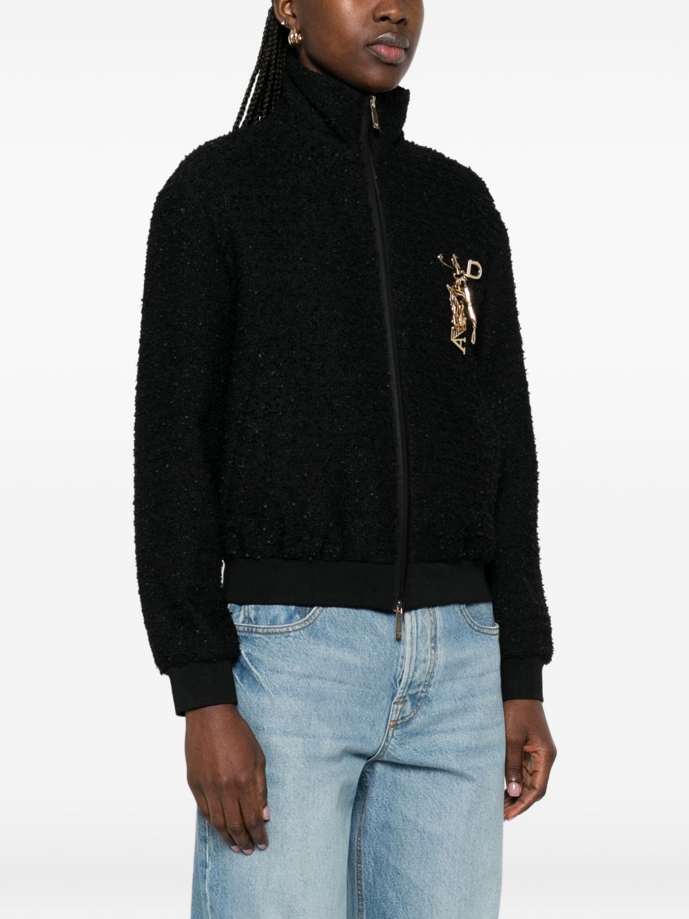 Emporio Armani Tweed blouson jacket