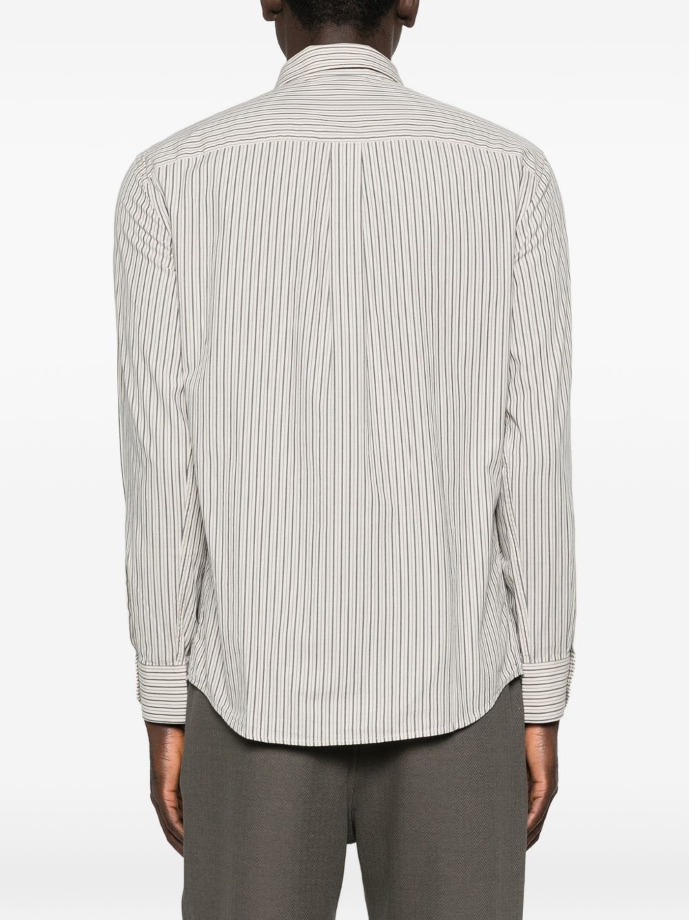 Emporio Armani Striped cotton shirt