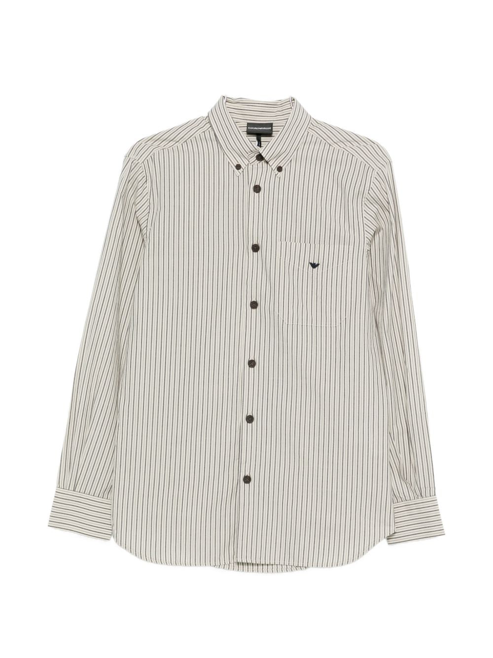 Emporio Armani Striped cotton shirt
