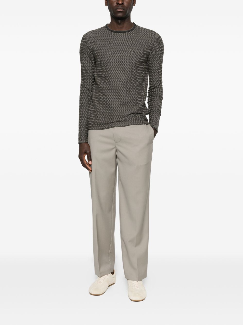 Emporio Armani Wool crewneck sweater