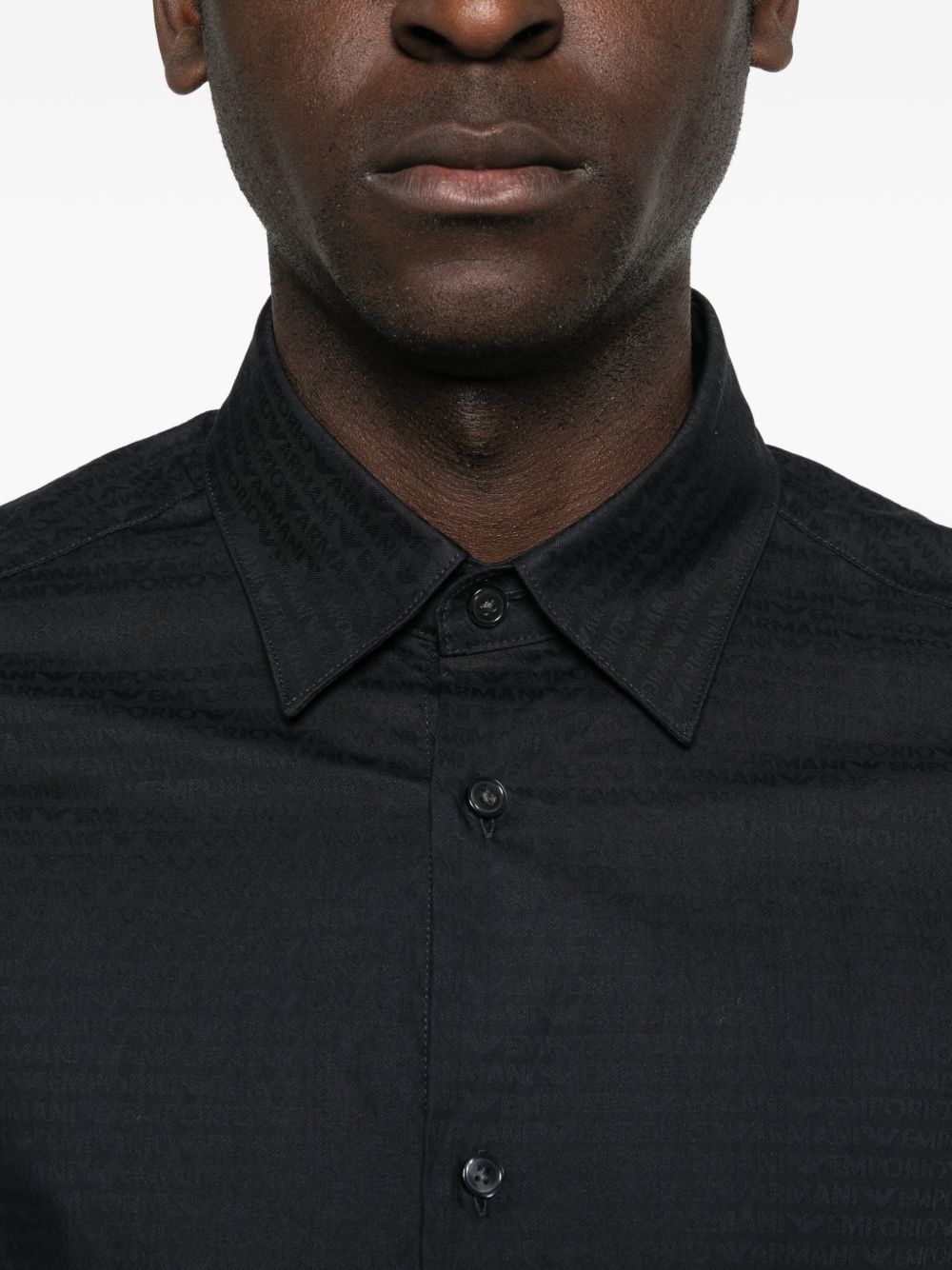 Emporio Armani Logo cotton shirt