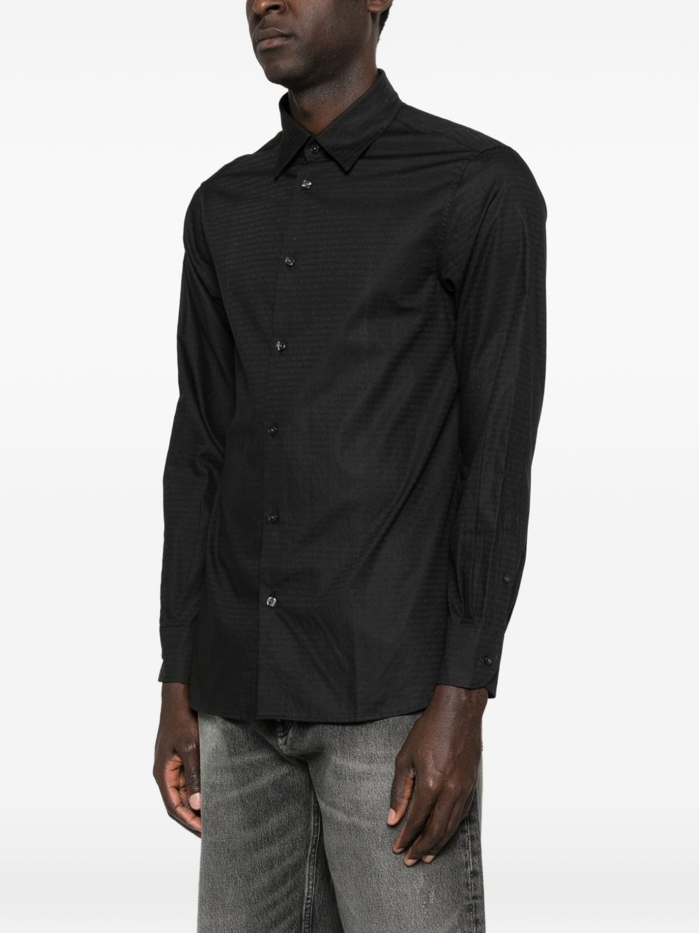 Emporio Armani Logo cotton shirt