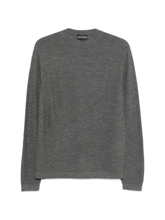 Emporio Armani Wool crewneck sweater