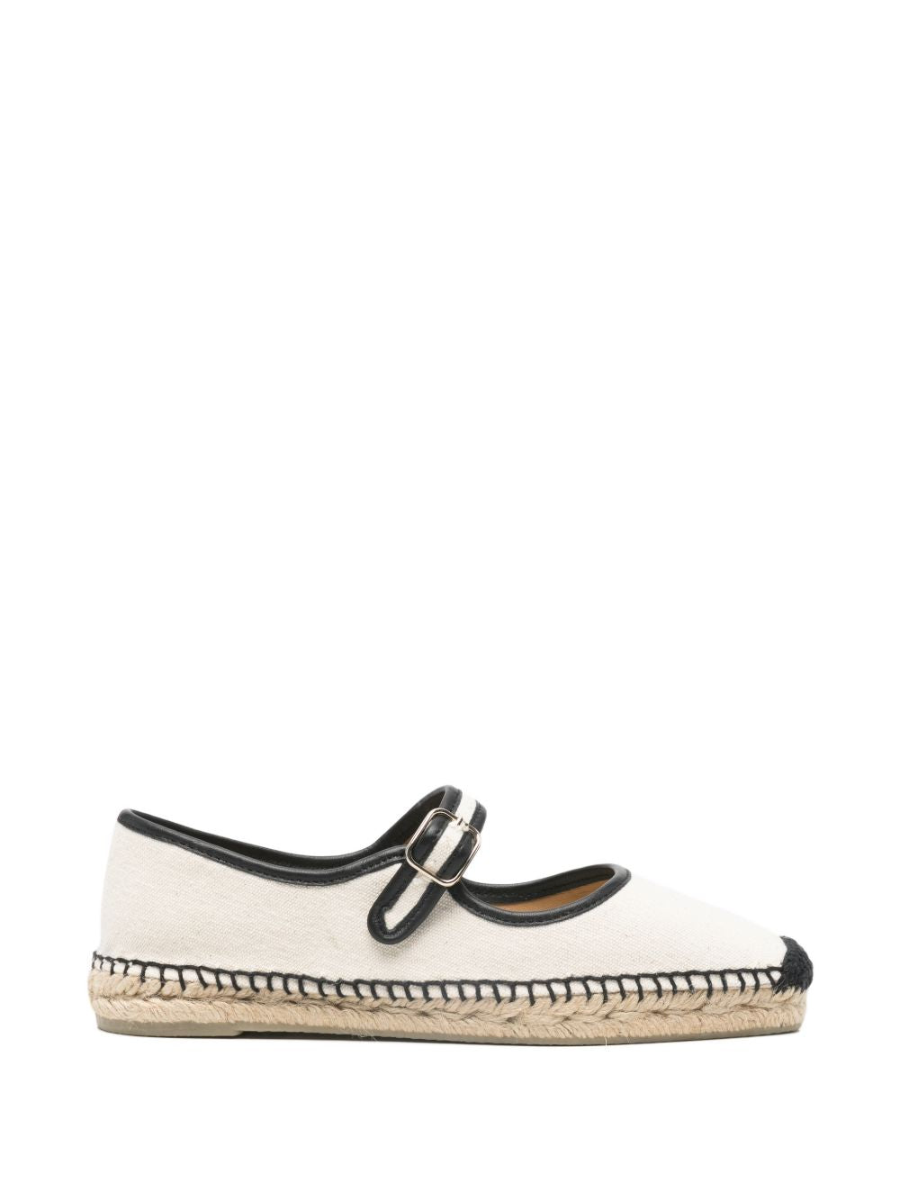 Castañer Padua Bicolor Canvas Mary Jane Espadrilles.