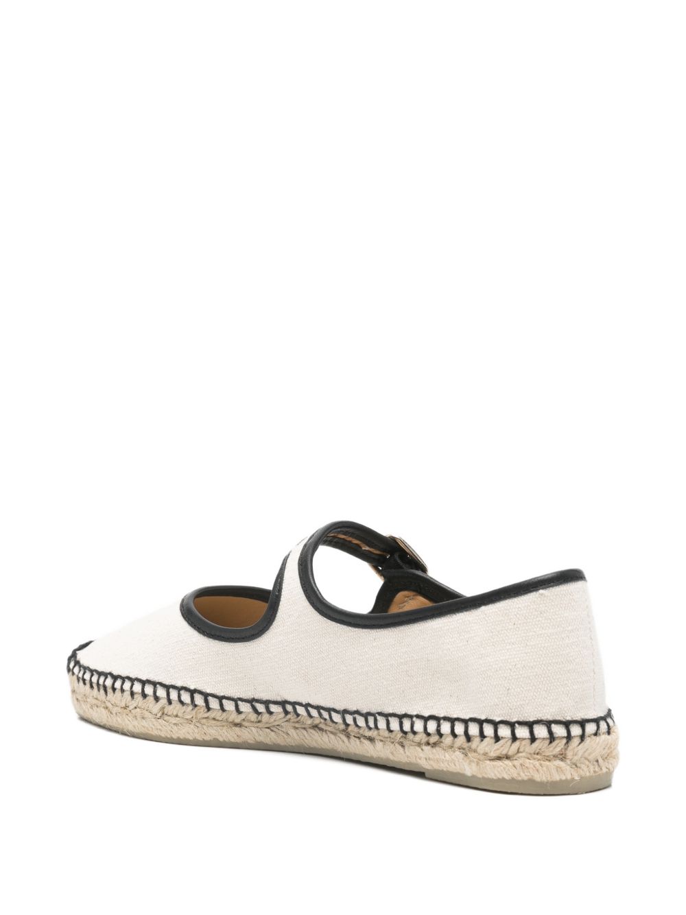 Castañer Padua Bicolor Canvas Mary Jane Espadrilles.