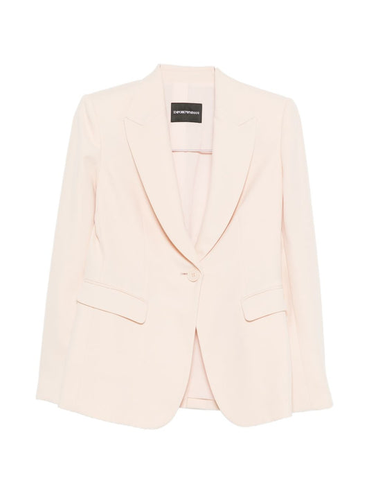 Emporio Armani Single-breasted blazer jacket
