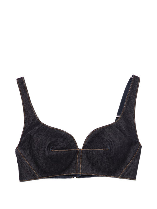 Givenchy Denim cotton bra top