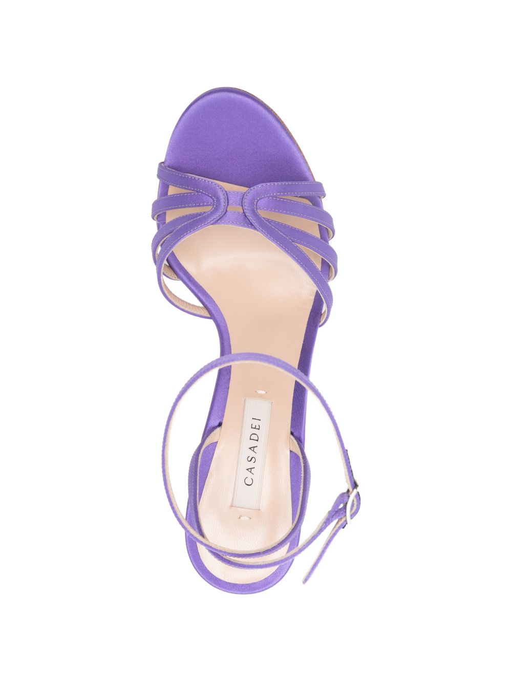 Casadei Julia satin sandals