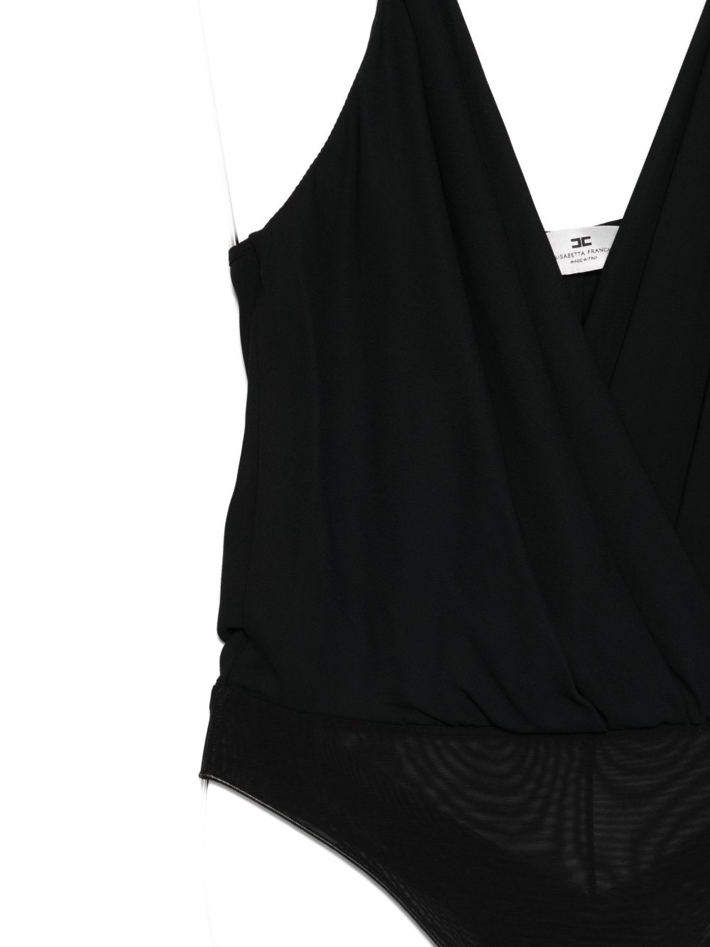 Elisabetta Franchi V-neck adjustable shoulder straps brief cut Bodysuit