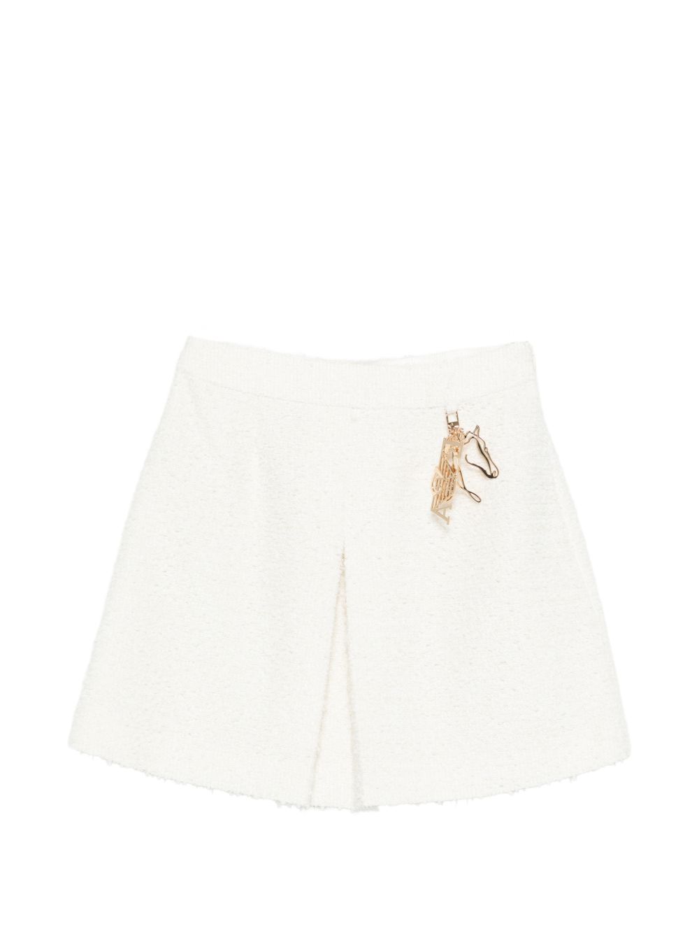 Emporio Armani A-line shape Tweed mini skirt