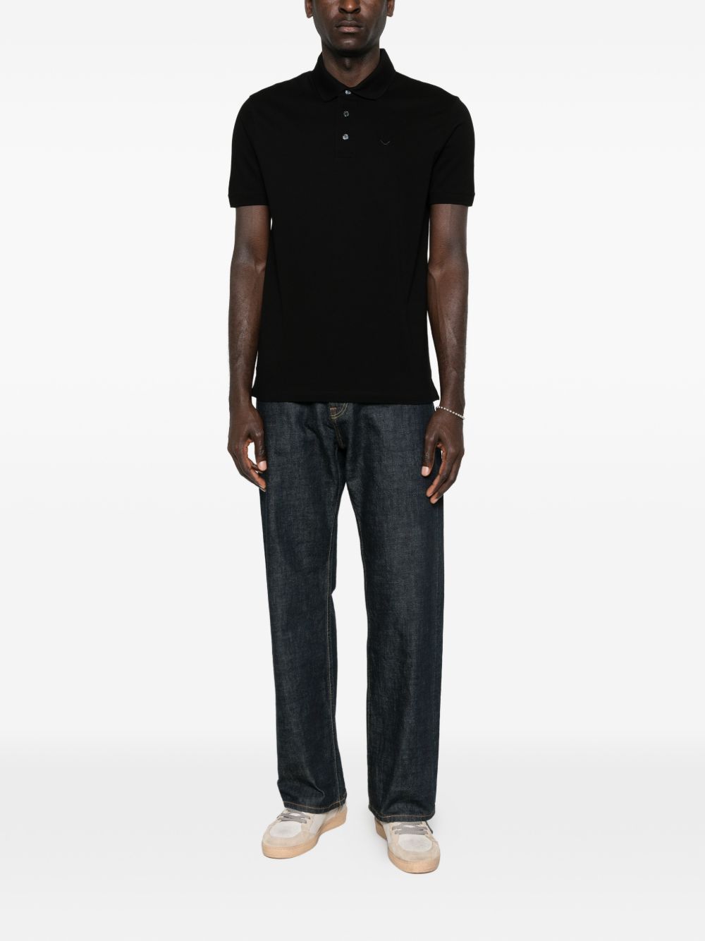 Emporio Armani Logo cotton polo shirt