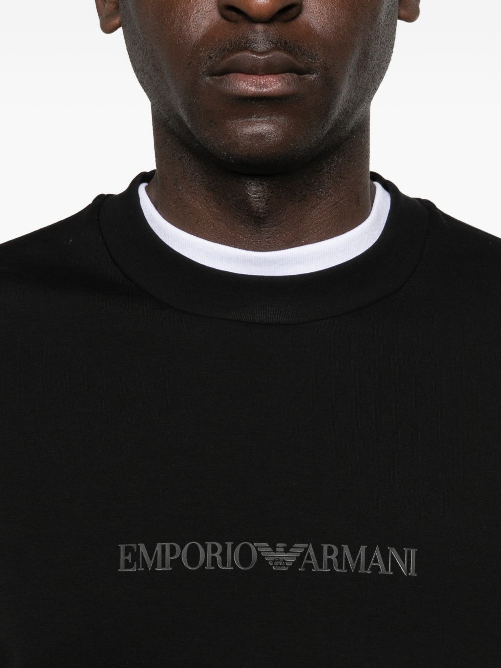 Emporio Armani Logo cotton sweatshirt