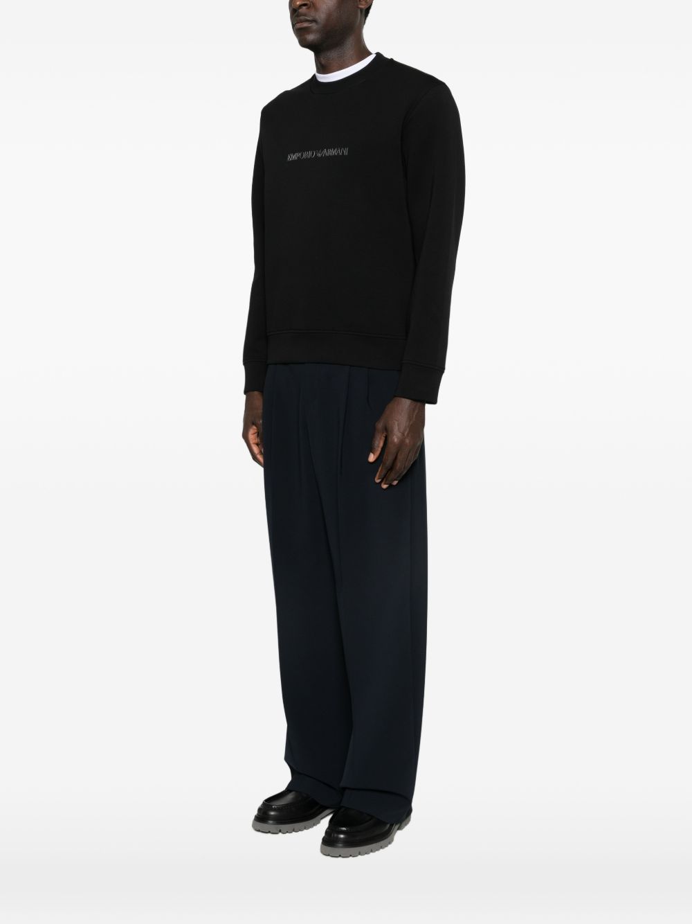 Emporio Armani Logo cotton sweatshirt