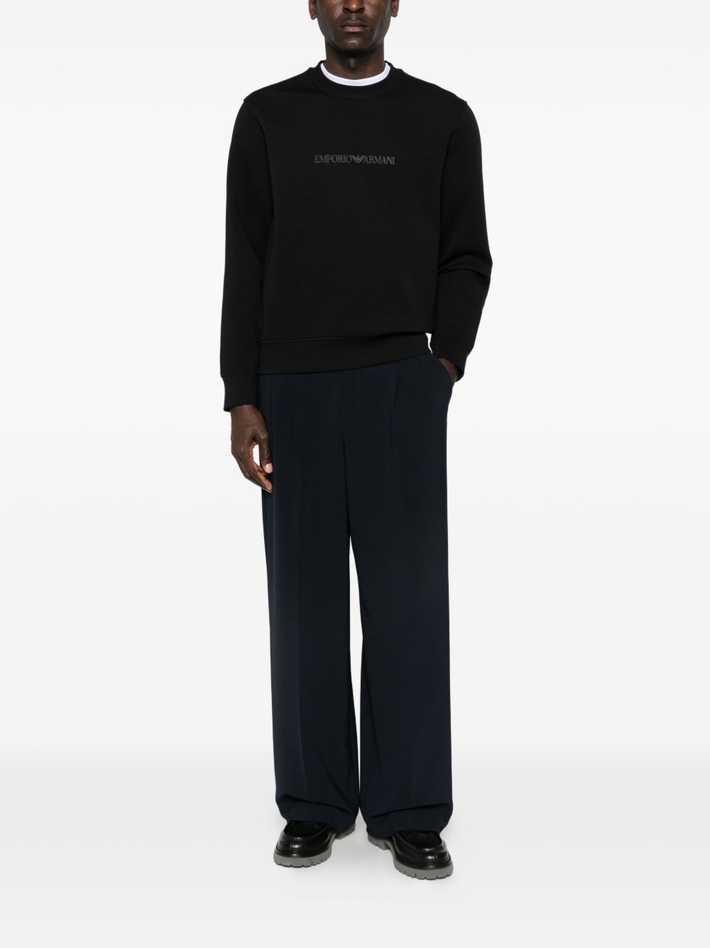 Emporio Armani Logo cotton sweatshirt