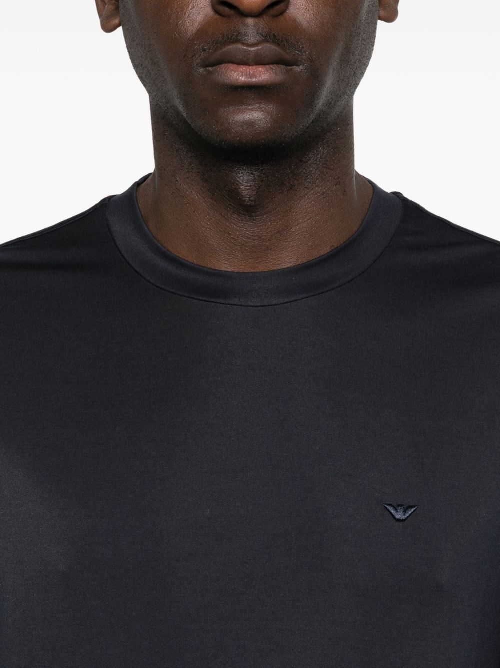 Emporio Armani Modal and silk blend t-shirt