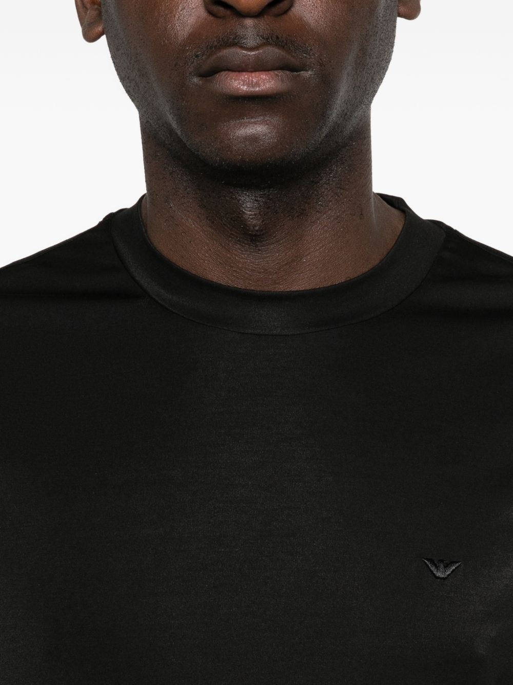 Emporio Armani Modal and silk blend t-shirt