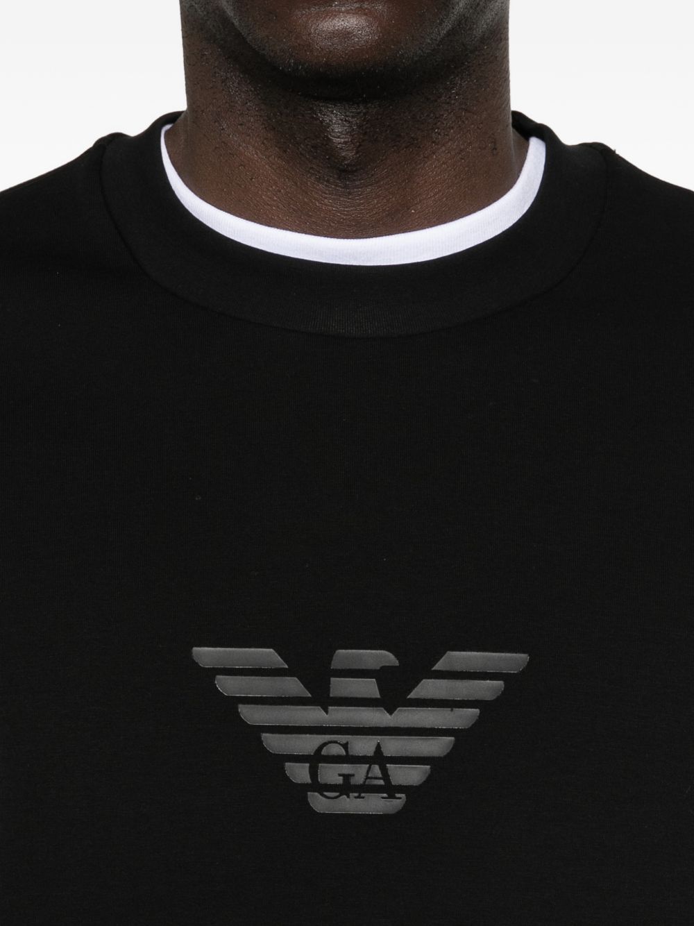 Emporio Armani Logo cotton sweatshirt