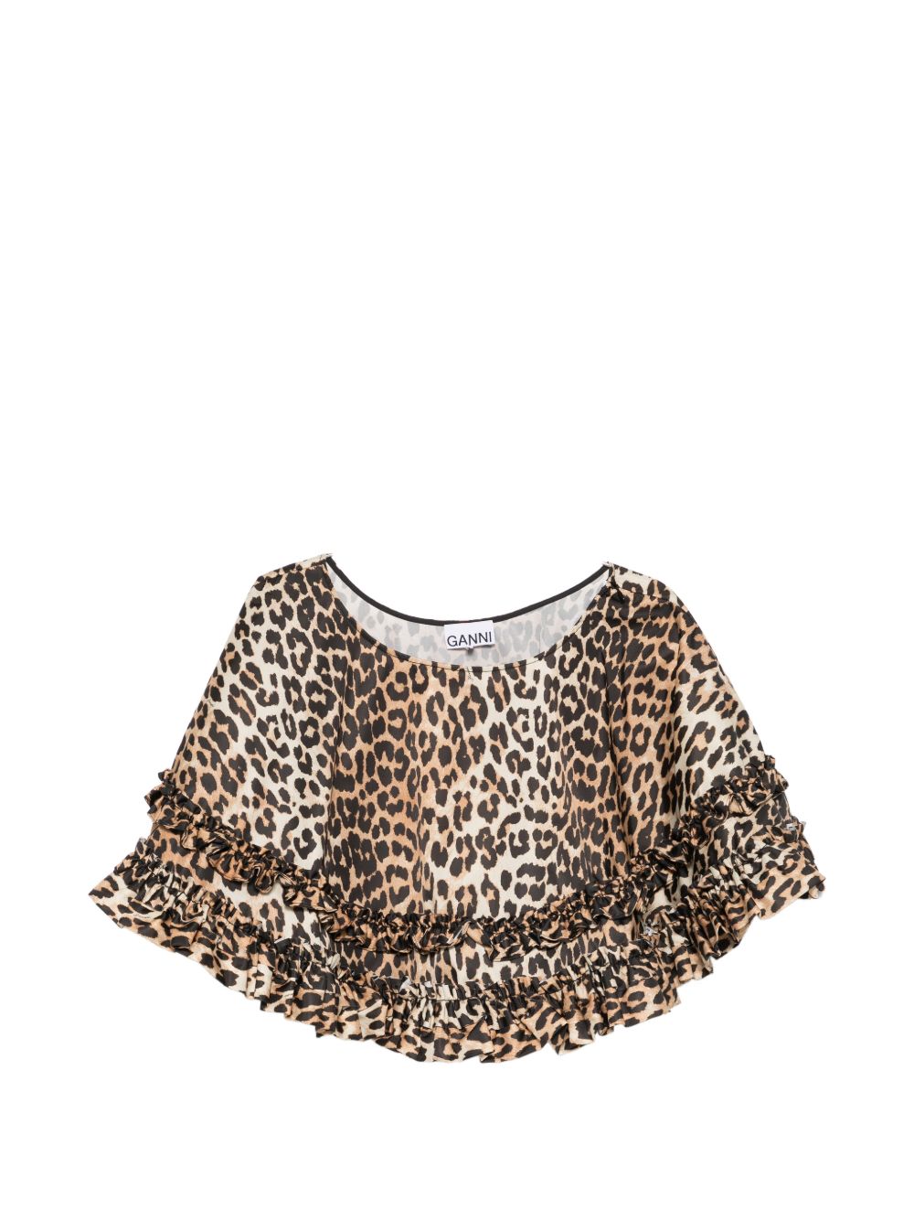 Ganni Nylon mini skirt