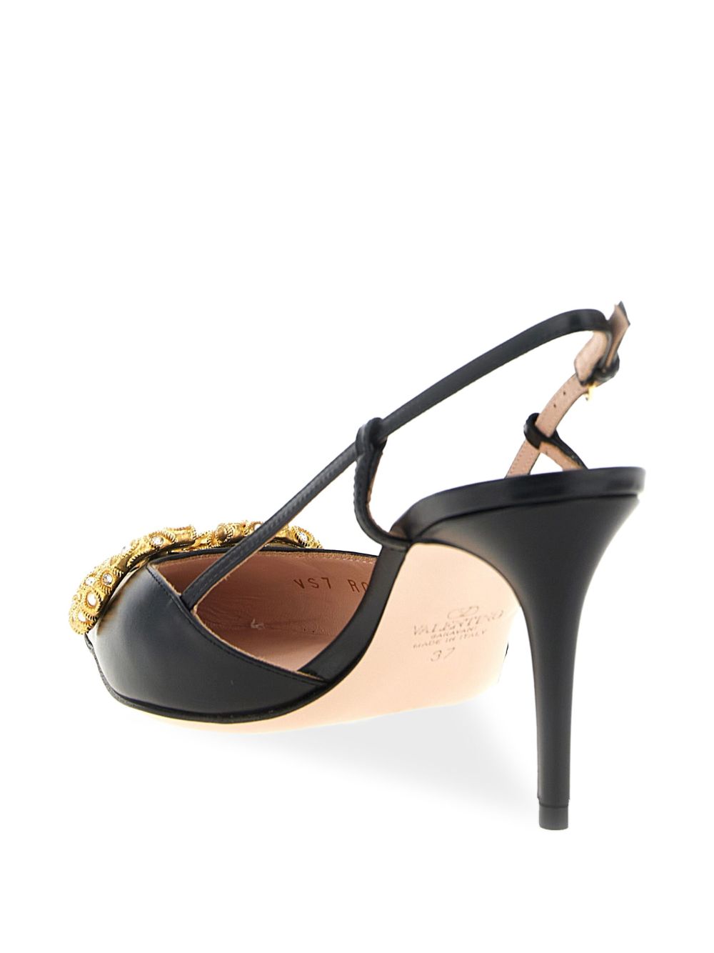 Valentino Garavani Vlogo Signature Slingback Décolleté In 80mm
