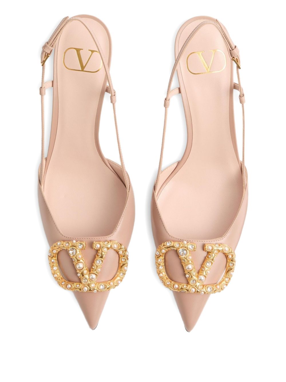 Valentino Garavani Vlogo Signature Slingback Décolleté In 80mm