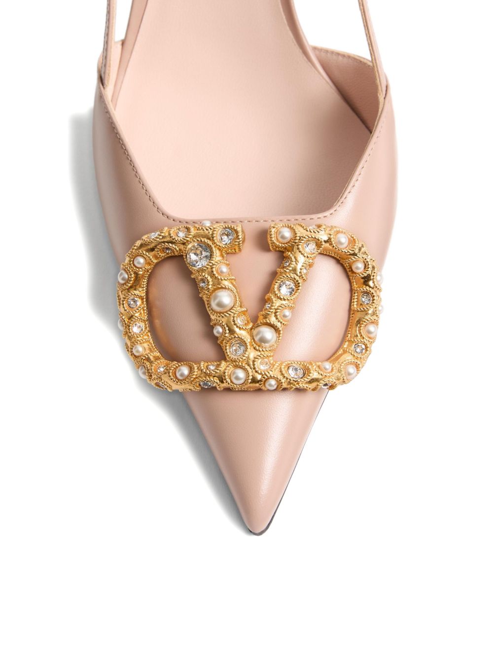Valentino Garavani Vlogo Signature Slingback Décolleté In 80mm