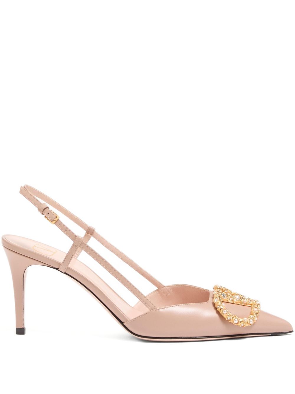 Valentino Garavani Vlogo Signature Slingback Décolleté In 80mm