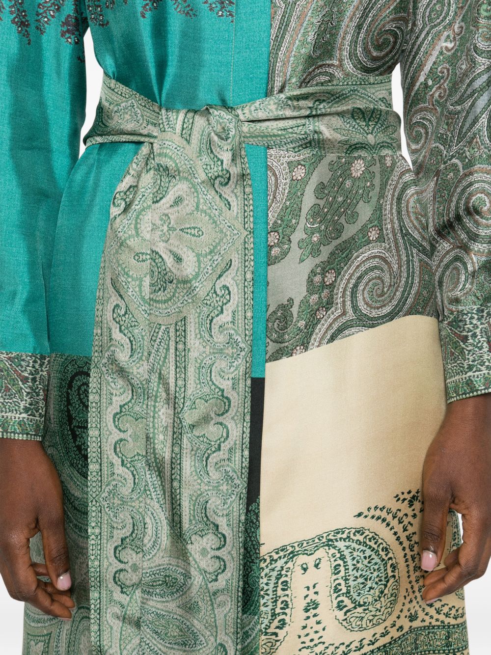 Pierre Louis Mascia Printed silk dress