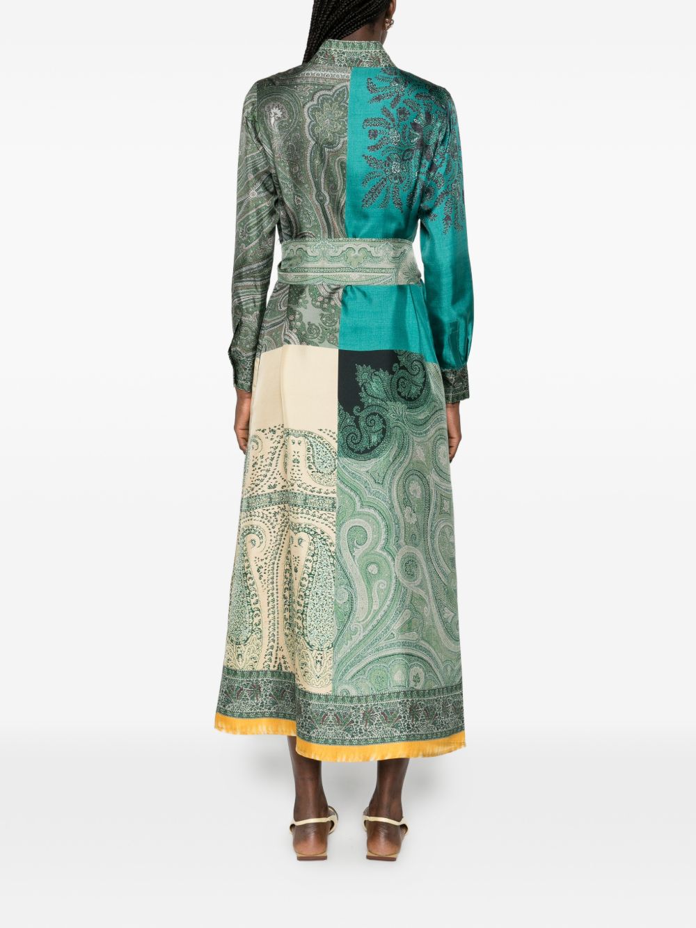Pierre Louis Mascia Printed silk dress