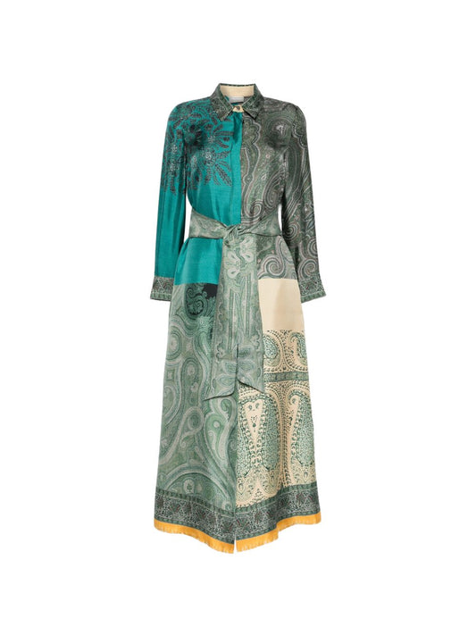 Pierre Louis Mascia Printed silk dress