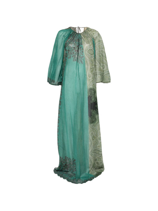 Pierre Louis Mascia Silk and cotton blend long dress