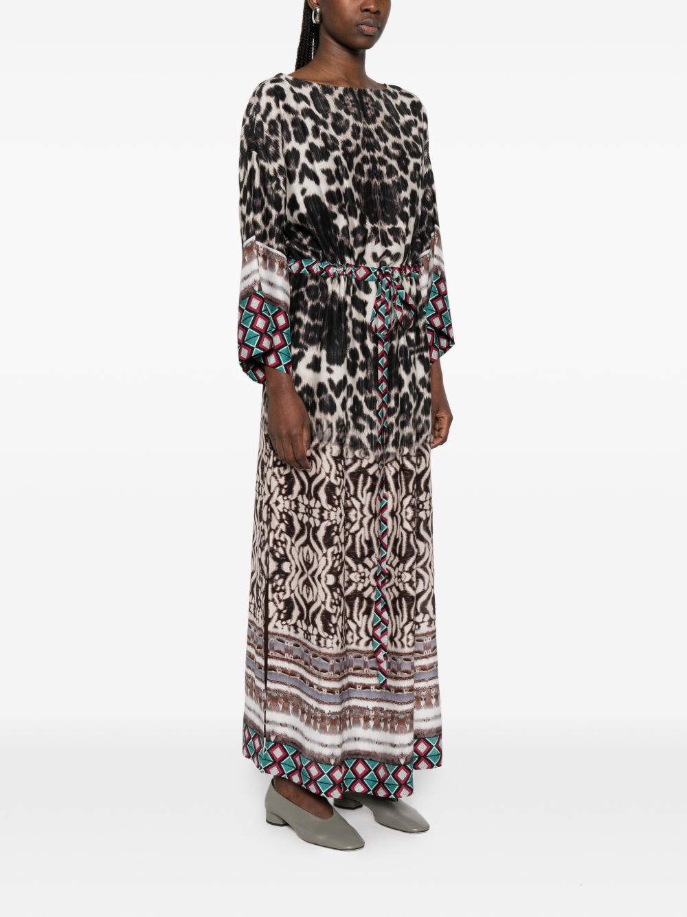Pierre Louis Mascia Printed silk dress