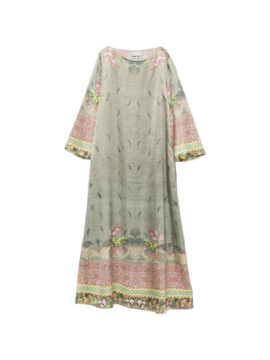 Pierre Louis Mascia Printed silk dress