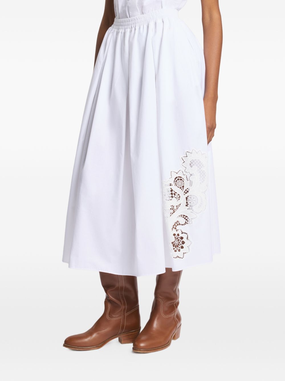 Fay A-line Cotton long skirt
