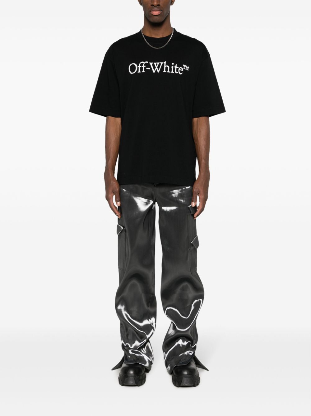 Off White Big Bookish cotton t-shirt