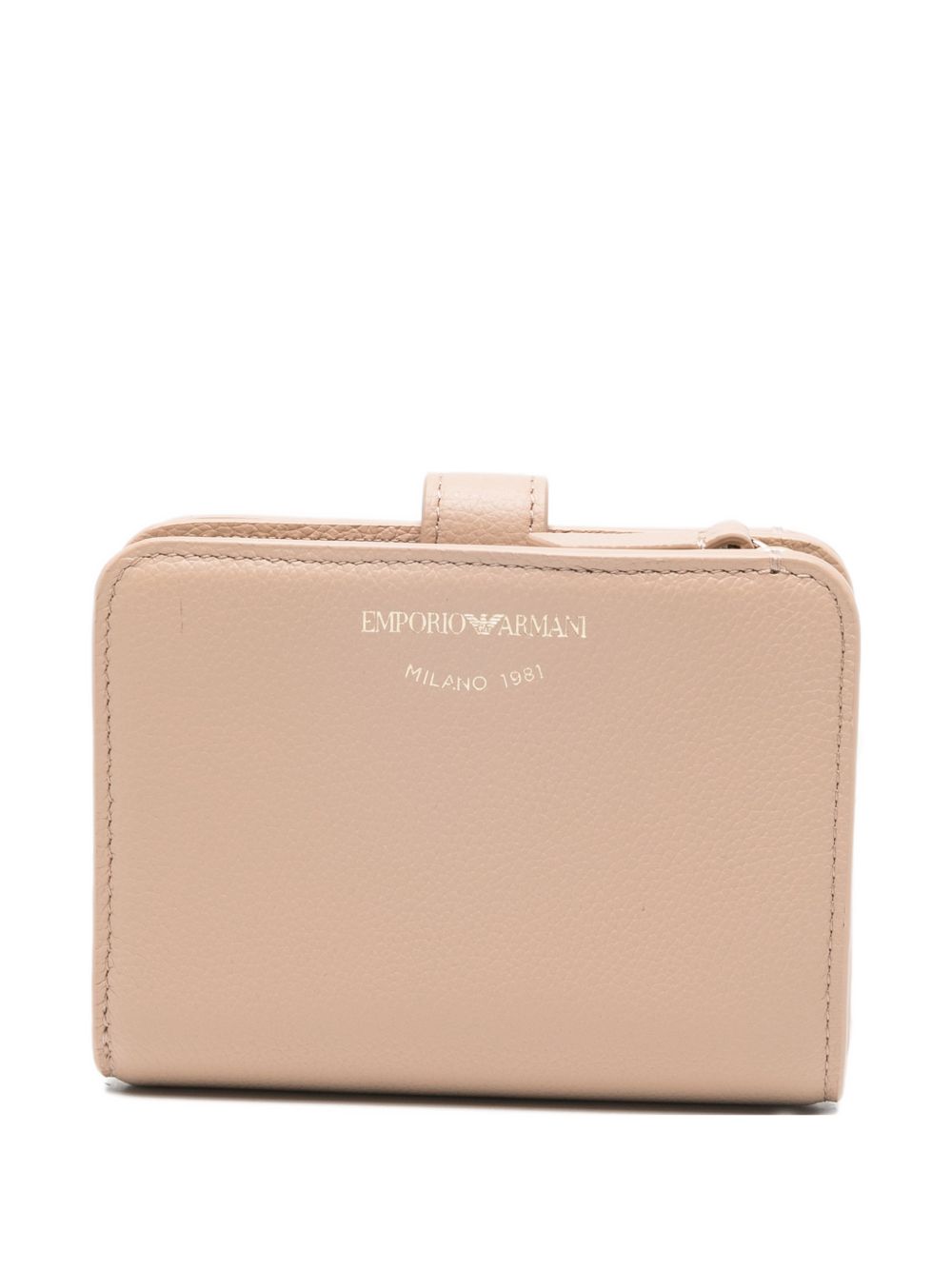 Emporio Armani Tumbled Leather Bifold Wallet