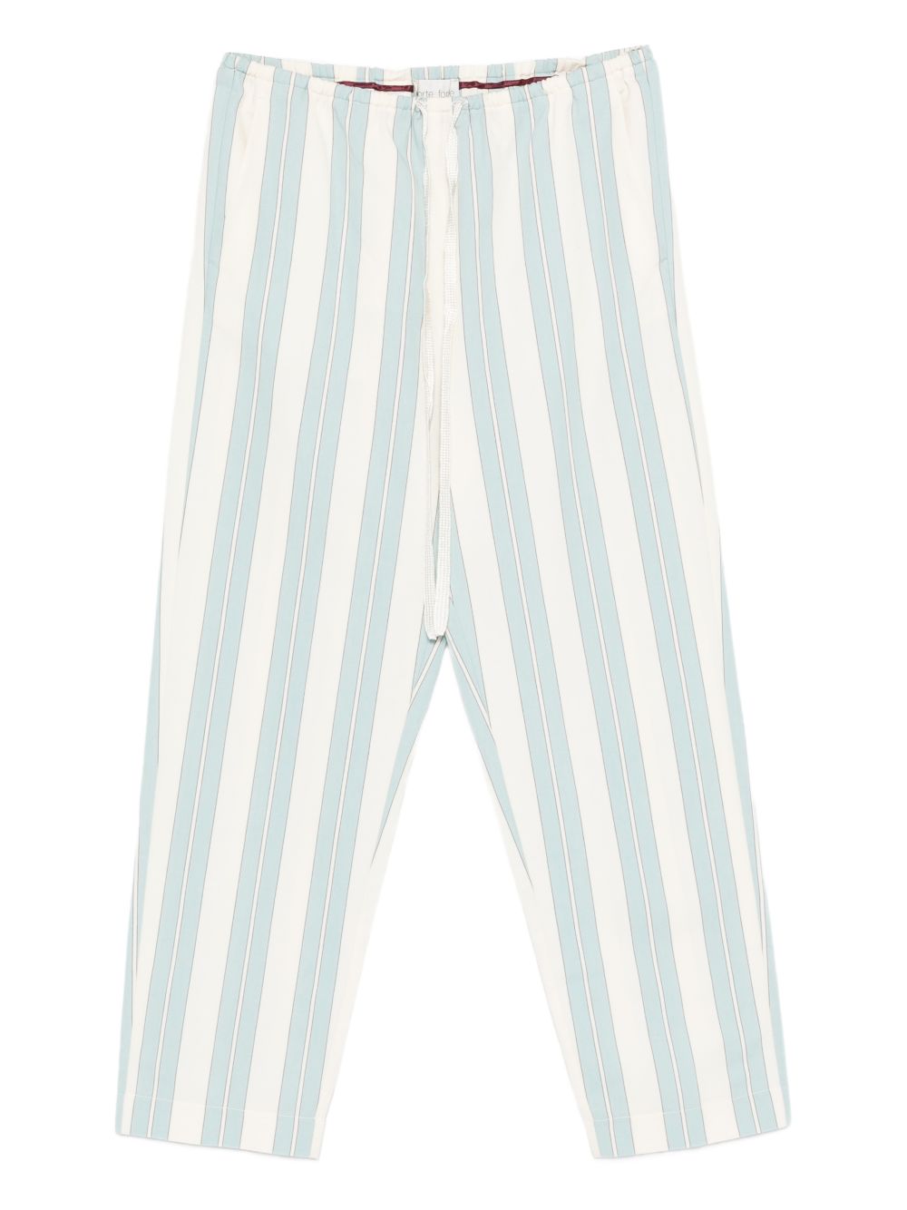 Forte Forte Striped drawstring trousers