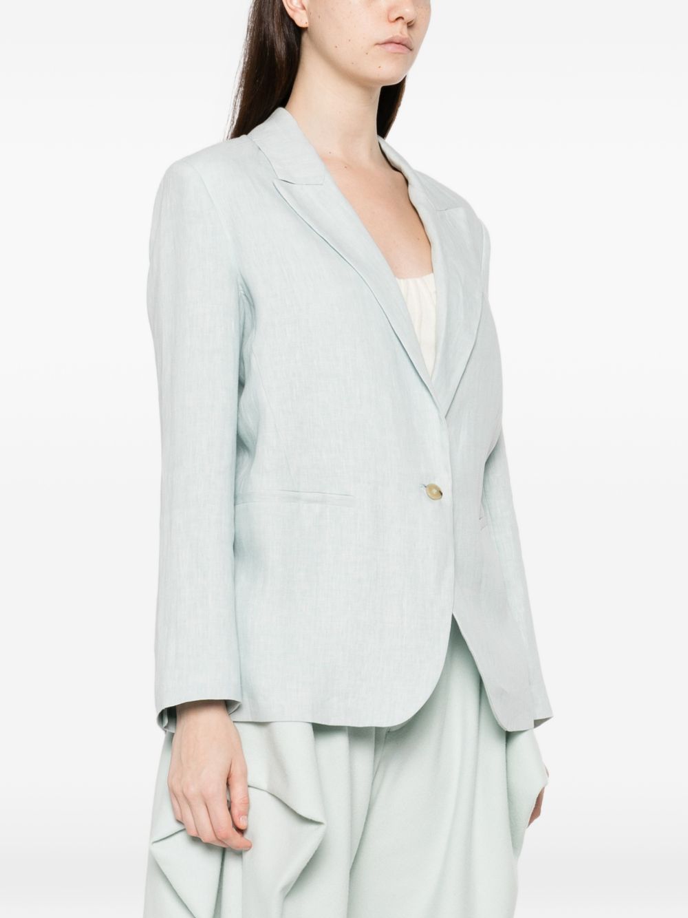 Forte Forte Linen single-breasted jacket
