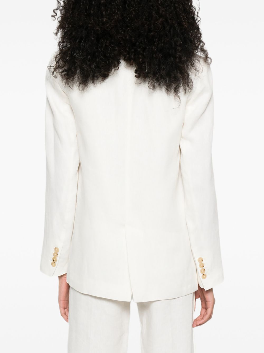 Forte Forte Linen single-breasted jacket