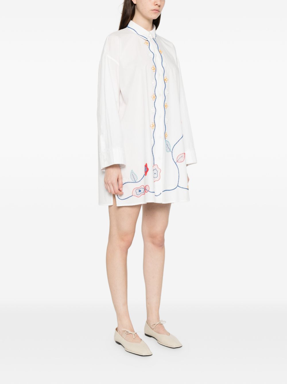Forte Forte Embroidered cotton shirt