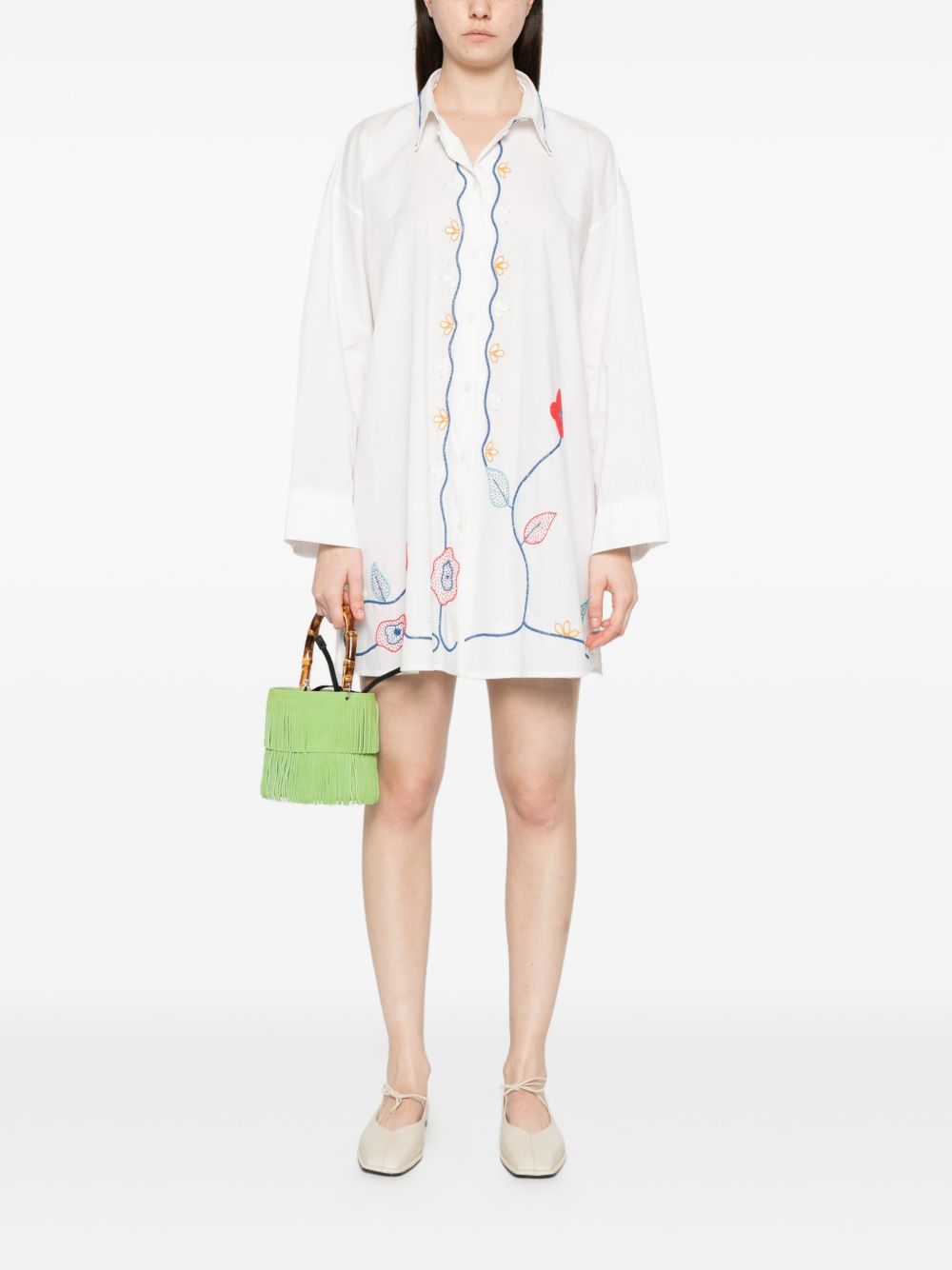 Forte Forte Embroidered cotton shirt