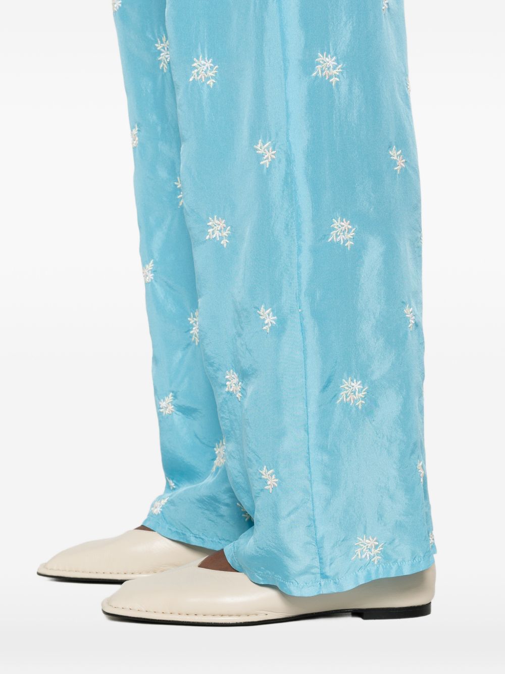 Forte Forte Embroidered silk trousers