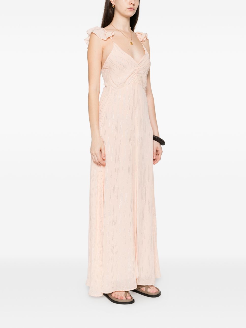 Forte Forte V-necked long dress