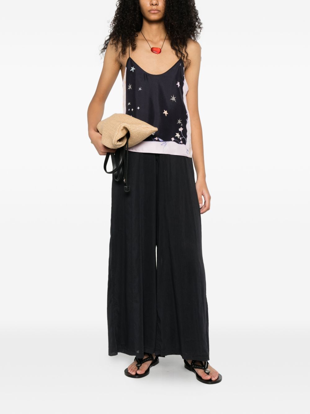 Forte Forte Voile cotton and silk trousers