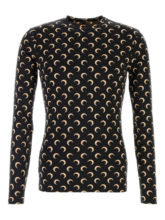 Marine Serre Moon crewneck top