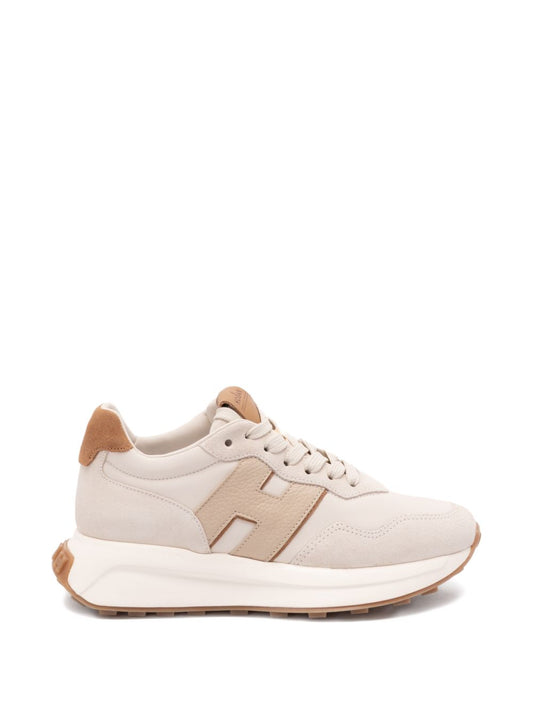 Hogan H641 Leather Sneakers.
