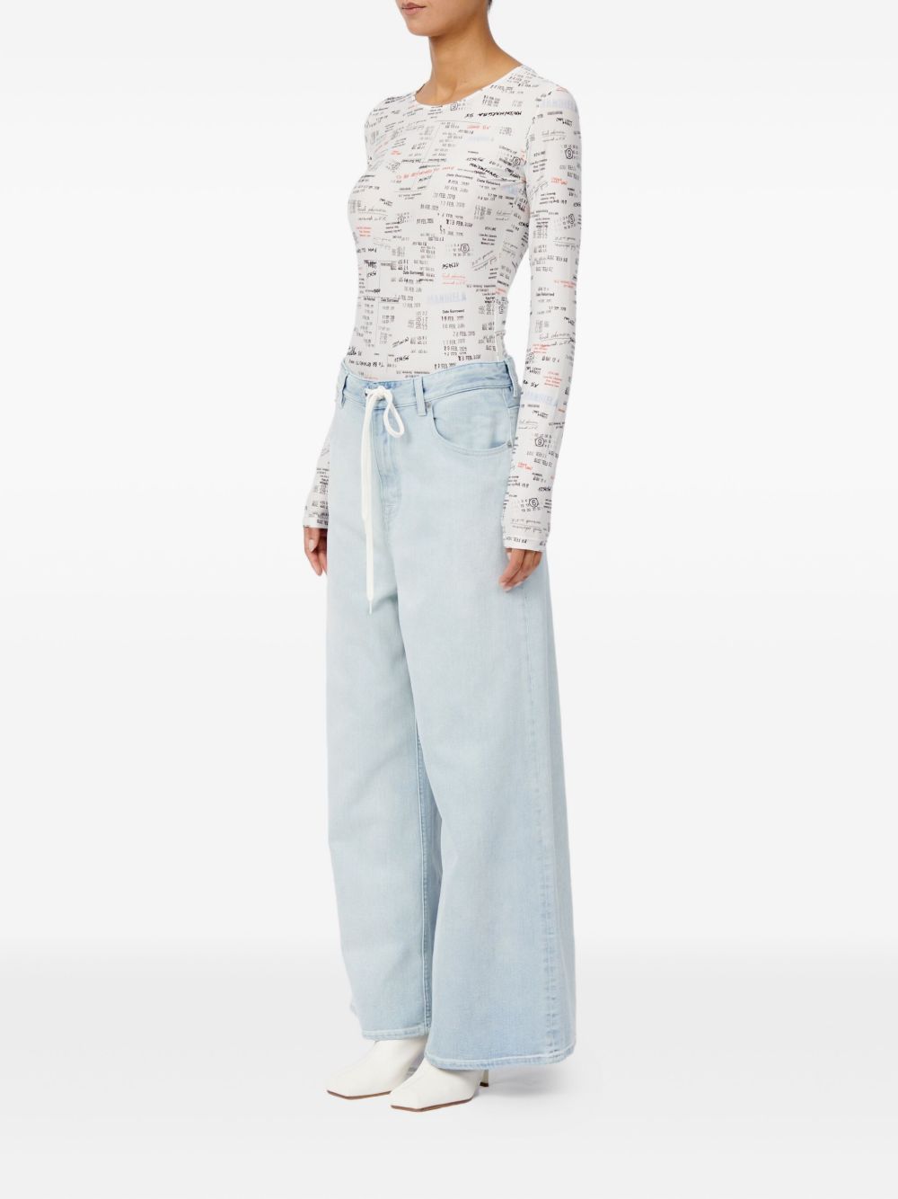 MM6 Maison Margiela Wide-leg denim jeans