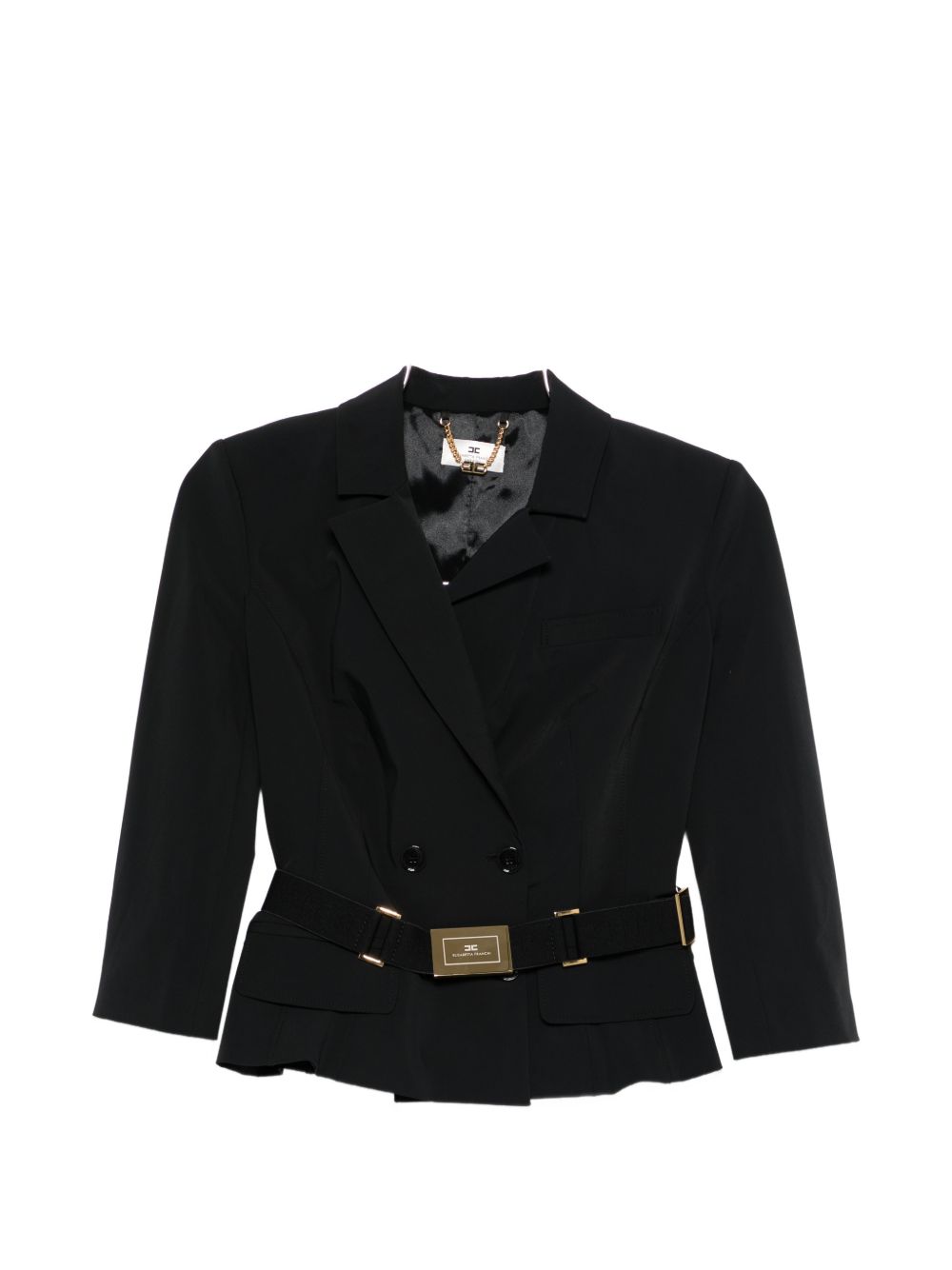 Elisabetta Franchi Belted double-breasted jacket