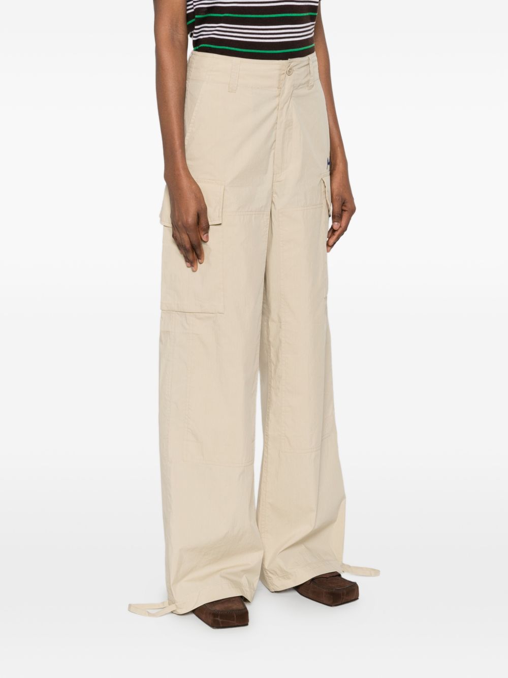 Parosh P.A.R.O.S.H. Nylon and cotton trousers